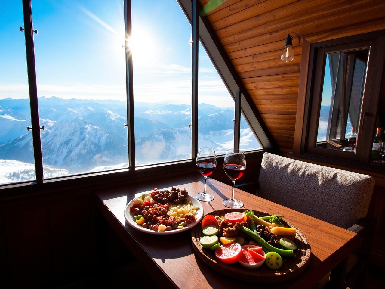 Top-mountain restaurant